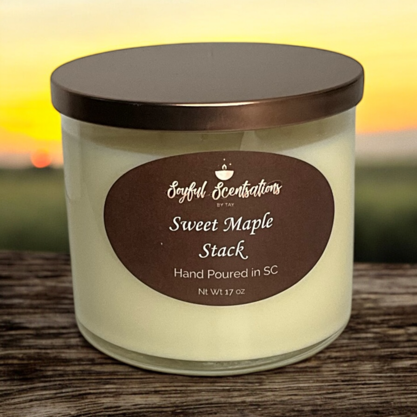 Sweet Maple Stack Candle