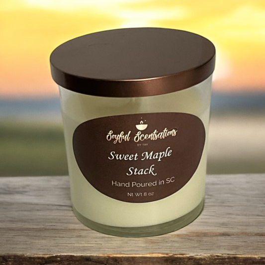 Sweet Maple Stack Candle